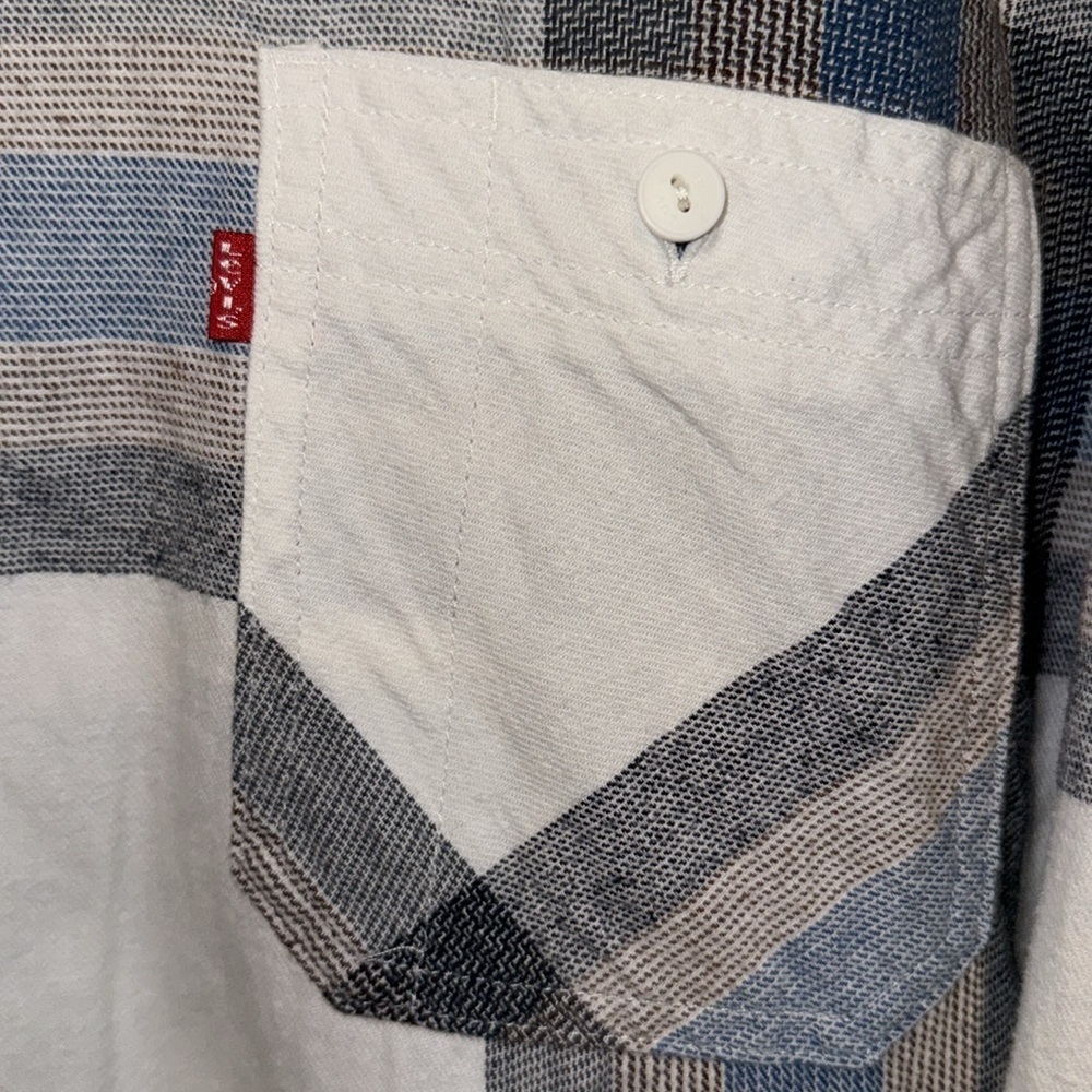 Levi’s red tab  men’s long sleeve button down shirt - Picture 3 of 5